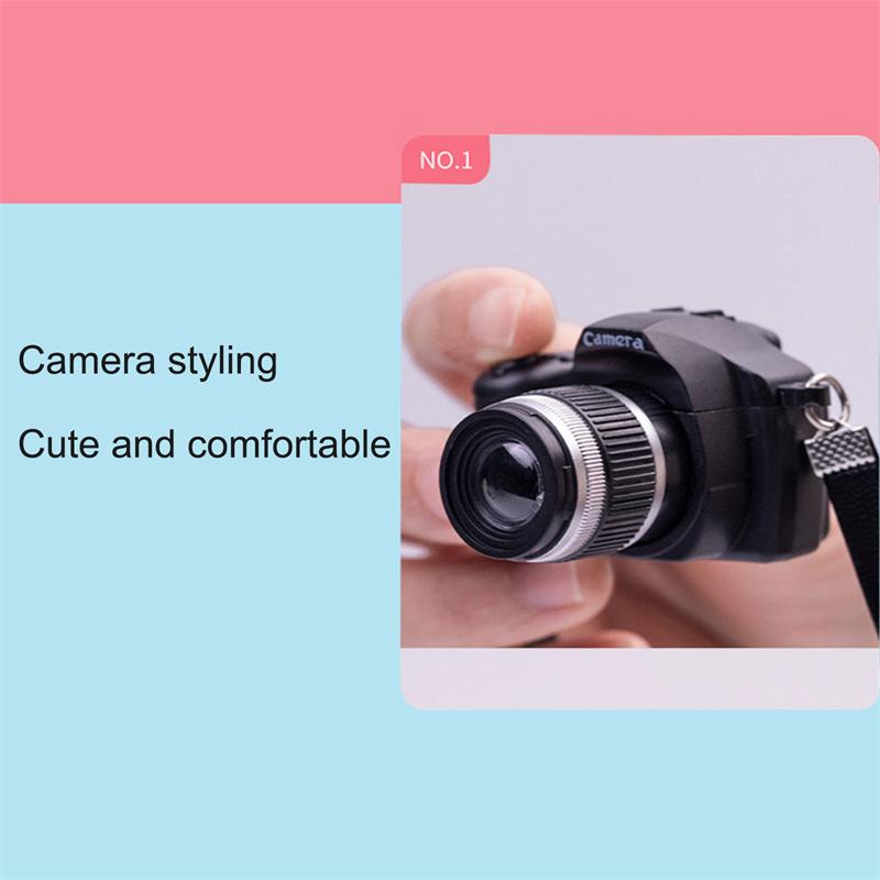 Mini Camera Keychain Car Key Chain Key Ring Led Flashlight Colorful Kaca Key
