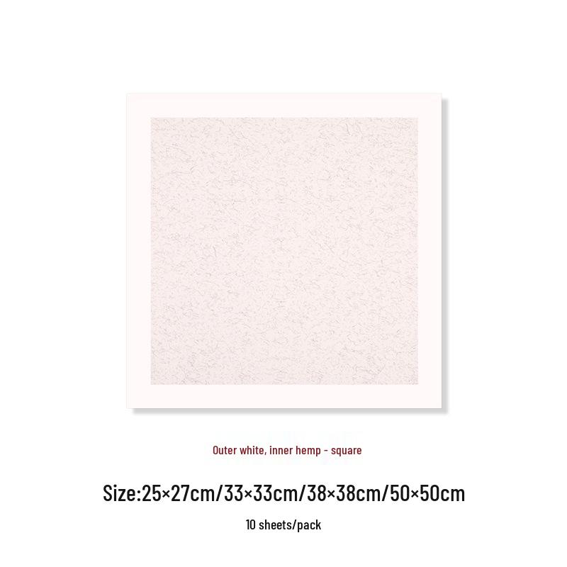 Doufang Xuan Thickened Soft Card, Mirror Surface Blank Drawing Paper for Calligraphy & Freehand Painting