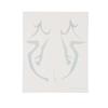 KPop Makeup Stickers, Sweat-Proof Temporary Tattoos, Water Transfer Stickers for Cosplay, Festivals, Music Events, Parties, and Daily Use