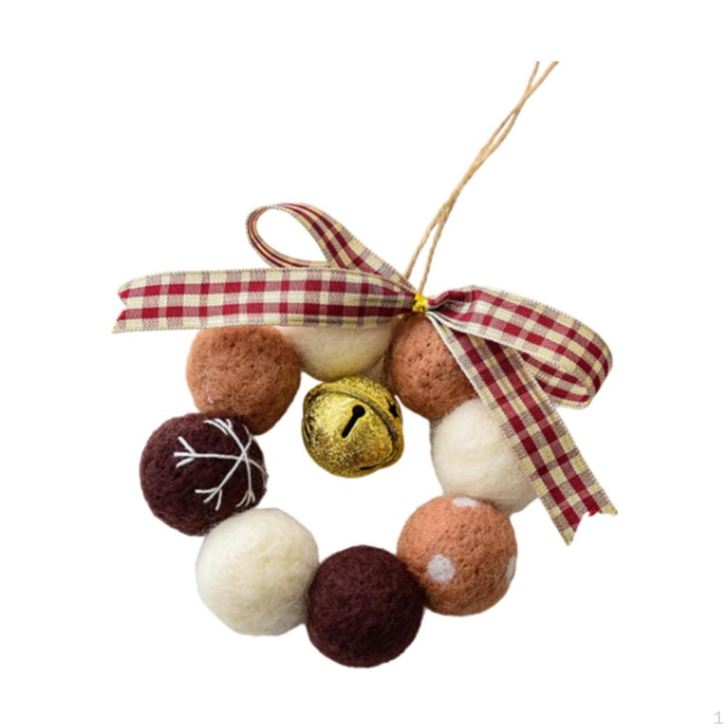 Christmas Tree Wreath Pendant Decor Gift Xmas Decoration Hanging Ornament for Hallway