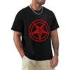 Baphomet Satan Satanic Sabbatic Goat Men's Short Sleeve T-Shirts Funny Graphic Tees Summer Tops