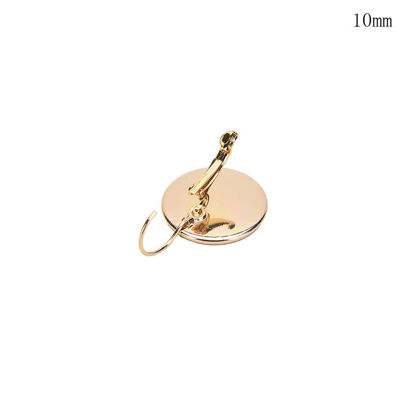 10pcs 10-20mm DIY Silver Plated Brass Earring Hooks Blanks Earring Base BacksFF 10pcs 10-20mm DIY Silver Plated Brass Earring Hooks Blanks Earring Base BacksFF