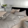 Duo Xi Ai Mei Double-Layer Cotton 4-Piece Bedding Set: Bed Sheet & Quilt Cover