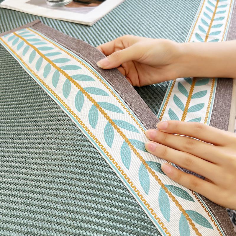 Wormwood Mosquito Repellent Mat Sofa Cushion Summer Non-Slip  New Summer Cool Feeling Ice Silk Vine Bamboo Cool Mat