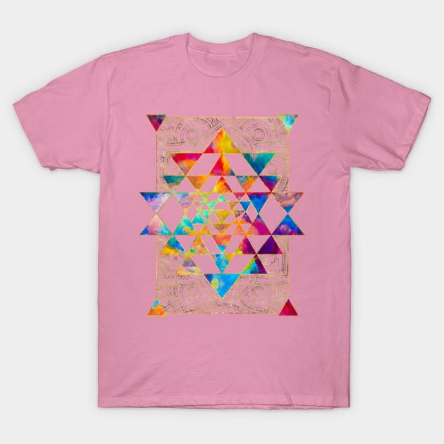 T Shirt Women Sri Yantra Sri Chakra Harajuku Print Kawaii Tshirt Summer Short Sleeve Female T-Shirt Top Tee