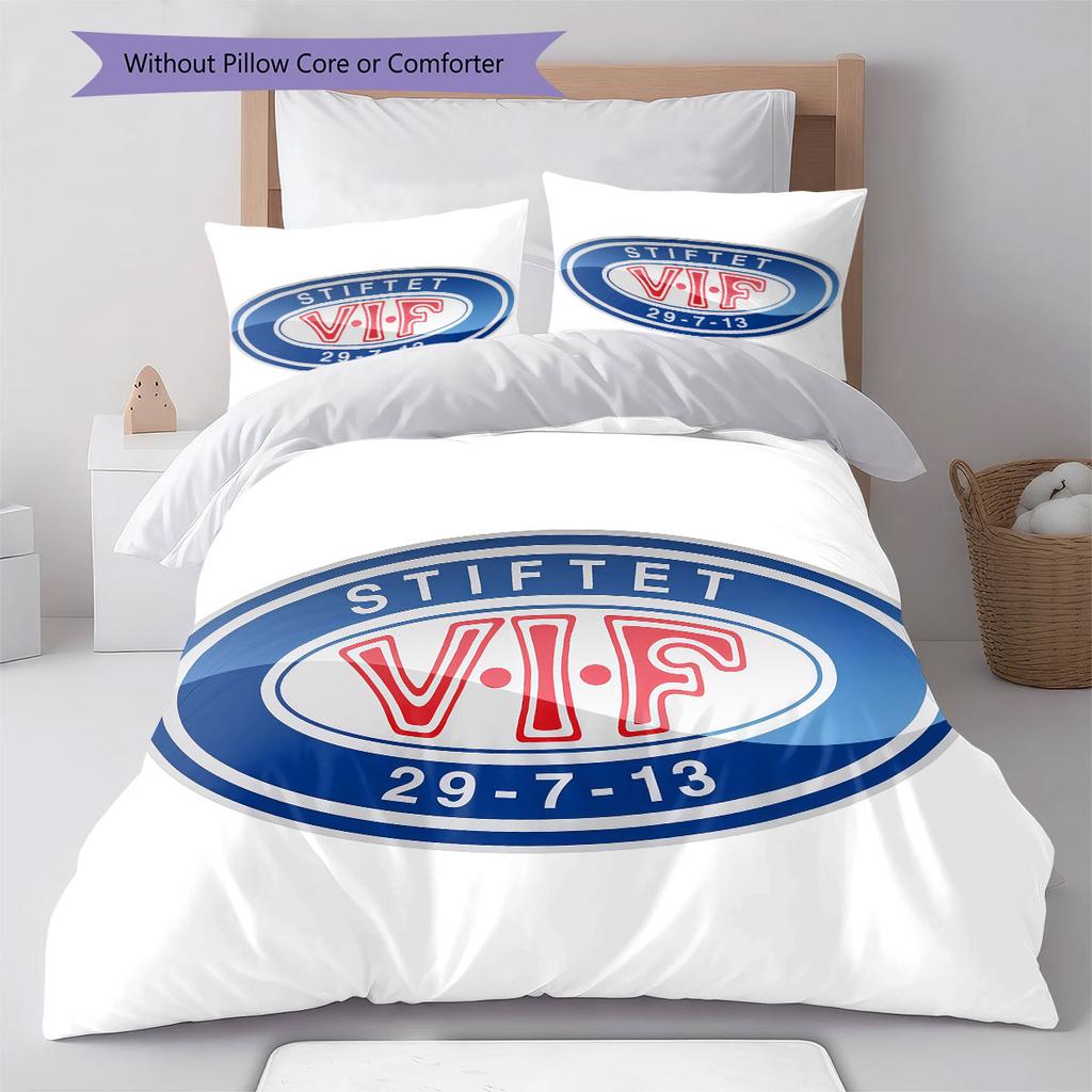 Vålerenga Bedding Quilt Set Quilt Cover Pillowcase Home Decoration Birthday Gift (1 * duvet cover + 2 * pillowcase, without core)