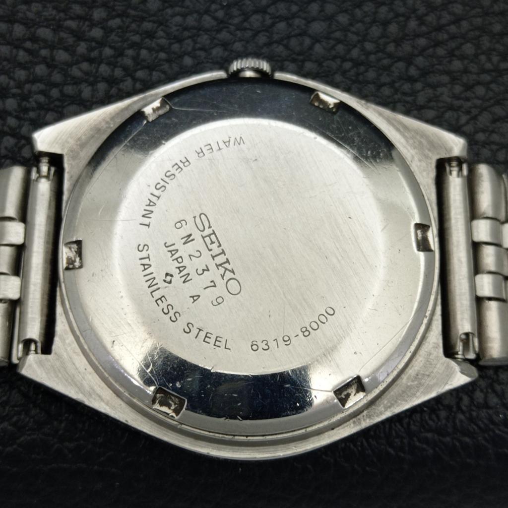 GENUINE VINTAGE SEIKO 5 AUTOMATIC 6309A JAPAN MENS GOLDEN DIAL WATCH A702603-1 R209-a702603