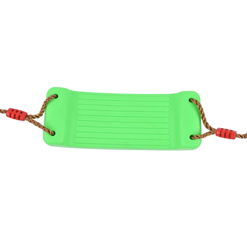Seat Board Swing Toy Green 44x16.5cm/17.3x6.5in Amusement Accessory for Children Indoor Outdoor