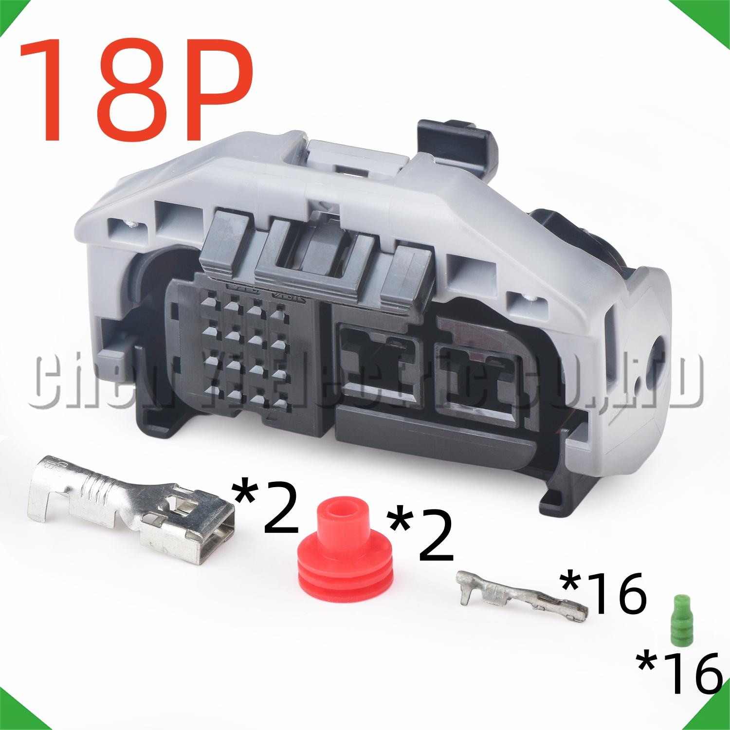 

18 Pin Auto Connectors steering computer module Wire harness Plug 6189-7208 90980-12573 For Toyota Camry Corolla Prado LEXUS Female