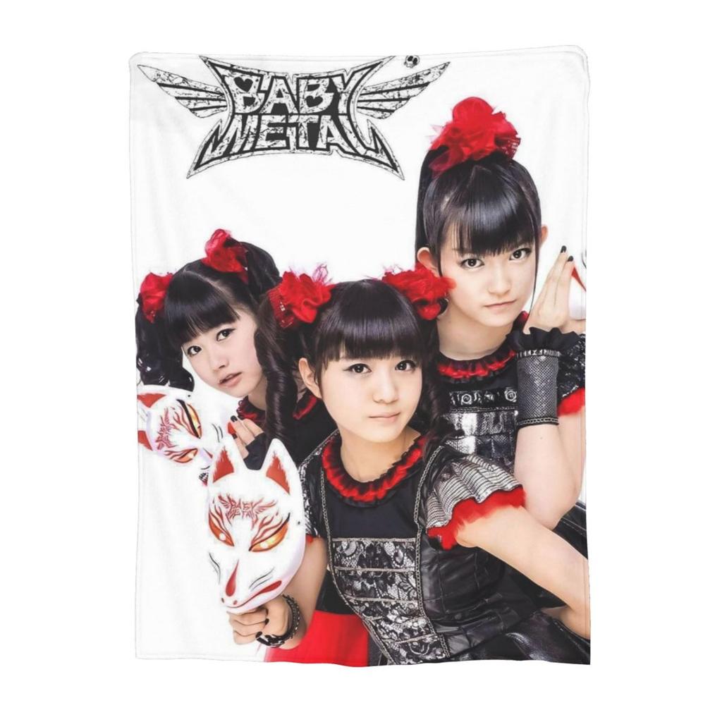Babymetal Combination Blanket Flannel Sofa Throw Blanket Warm Throw Blankets for Couch Bedding Outdoor Throws Bedspread Quilt