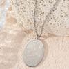 Elegant Islamic Pendant Necklace Arabic Charm Necklace Ayat Al Kursi Charm Jewelry Fashion Chain Necklace for Daily Wear