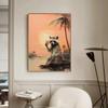 Vintage Animal Cocktail Poster Trendy Antique Prints Canvas Painting Funny Kitchen Wall Art Home Room Retro Bar Cart Decoration