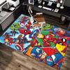 1pc Superhero Adventures Carpet for Playroom Bedroom Living Room Sofa Home Decor,kids Game Area Rug Non-slip Floor Mat Y826173