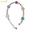 Braccialetti in argento sterling 925 con tormalina naturale e pietre preziose per gioielli raffinati da donna, cocktail party di fidanzamento