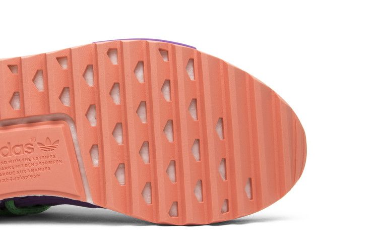 Męskie Trampki adidas Human Race NMD Pharrell Festiwal Holi (Koral Kredowy) Koralowy Kredowy/Zielony Błysk-Fioletowy Laboratoryjny
