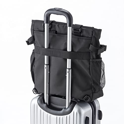 Sanwa Supply 3-Way Business Tote Bag BAG-BT3BK