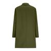 Women's Casual Longline Button Front Long Sleeve Coat Color