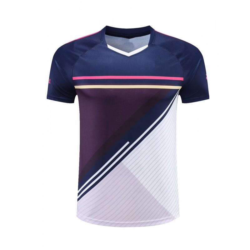 Mens Womens Quick-Dry Tennis Badminton Sport T-Shirt Breathable Training Competition Shirt Custom Print