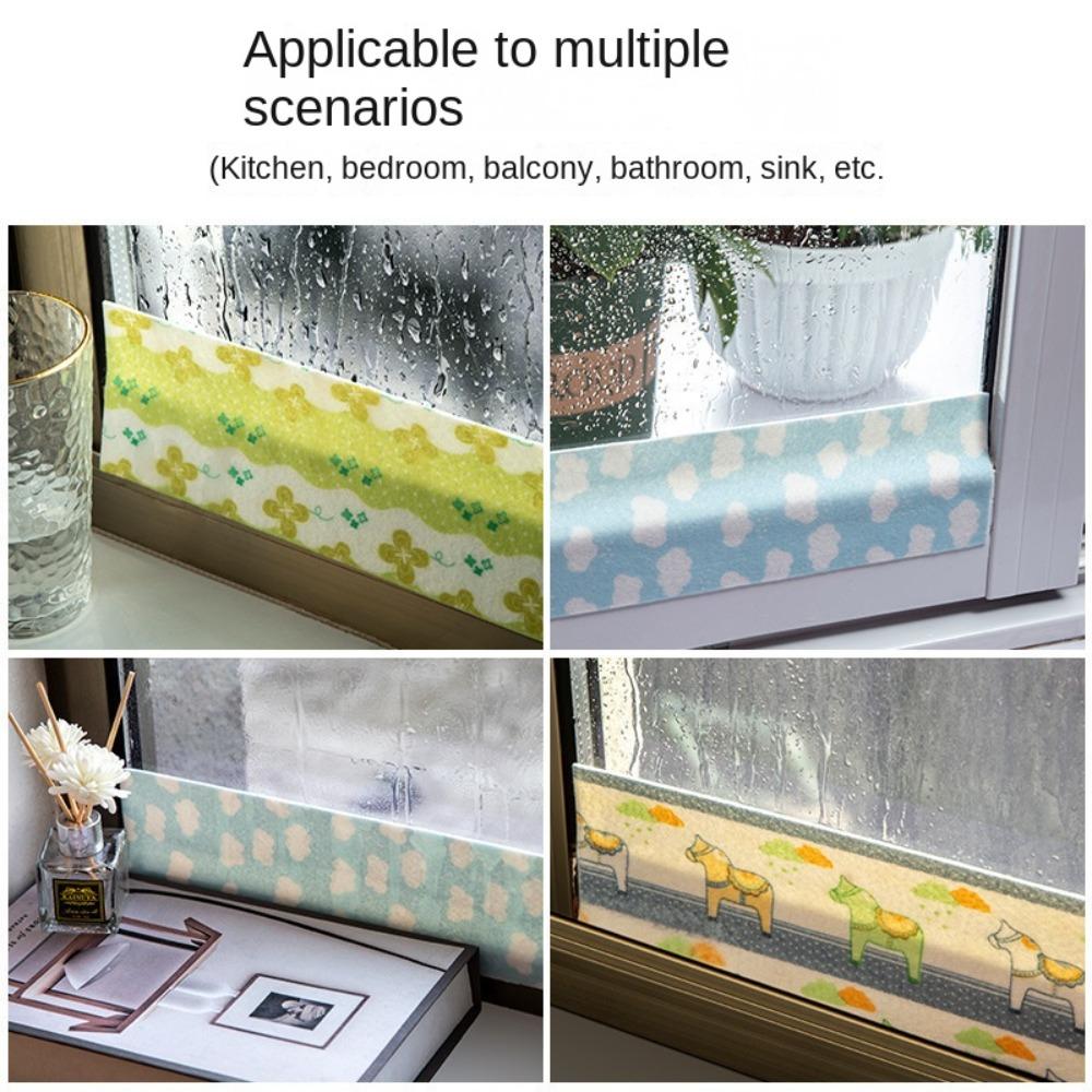Window Sill Window Water-absorbing Sticker Reusable Anti-mildew Stickers  Wash Basin