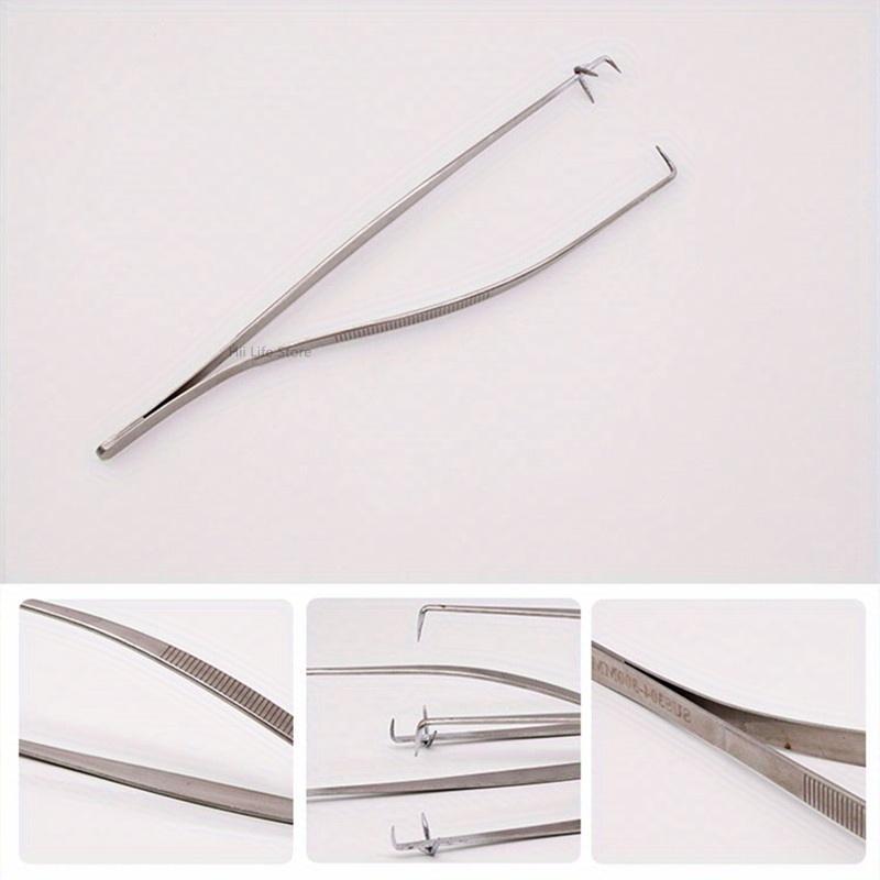Pottery Tools Stainless Steel Glaze Clamp Dip Glaze Clamp DIY Ceramic Clamp Plate Spoon Glaze Coloring Tool Clay Clamp