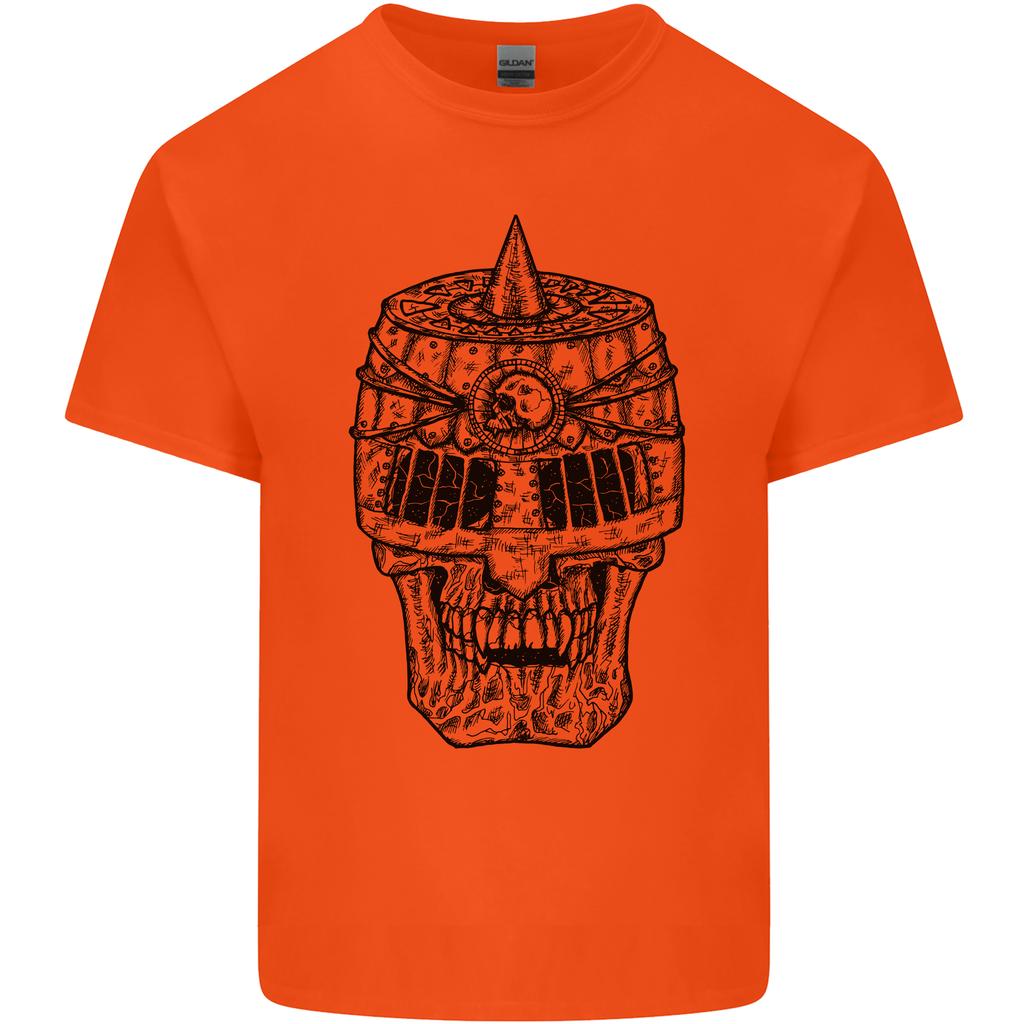 Medieval Skull Helmet Unisexs Light Cotton TShirt