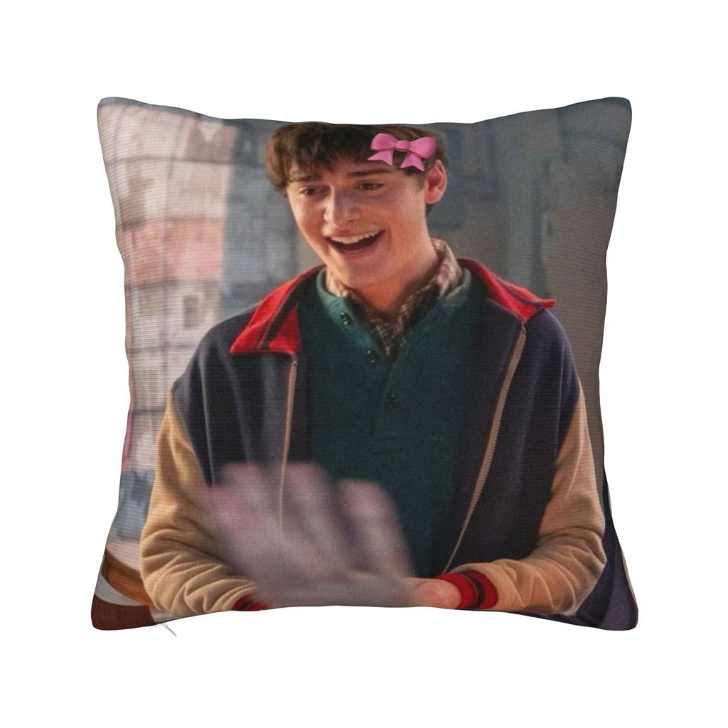 Federe Cuscino Will Byers Merch Copricuscino Morbido Copricuscino da Lancio Decorazione Soggiorno con Cerniera Multimisura