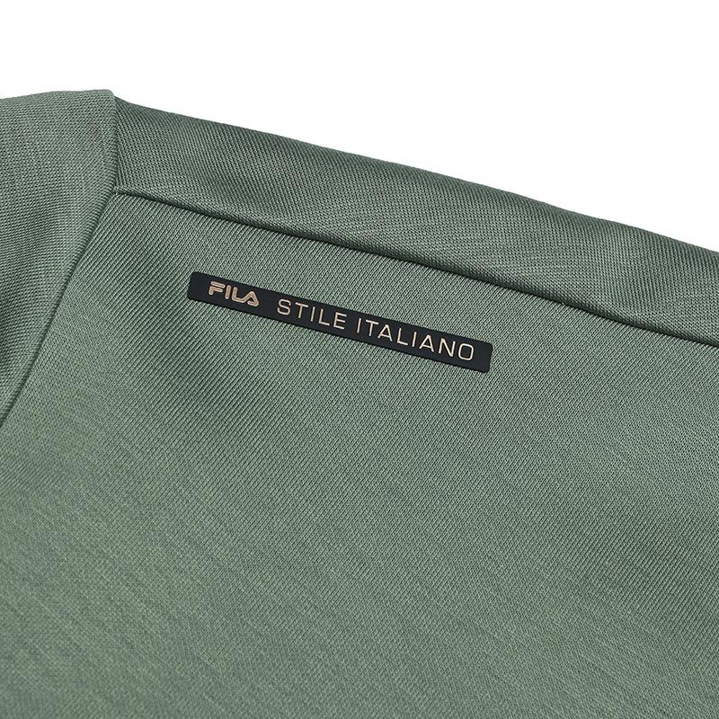 New FILA Sweatshirt Men's Dark Gray Green F11M513212FGN