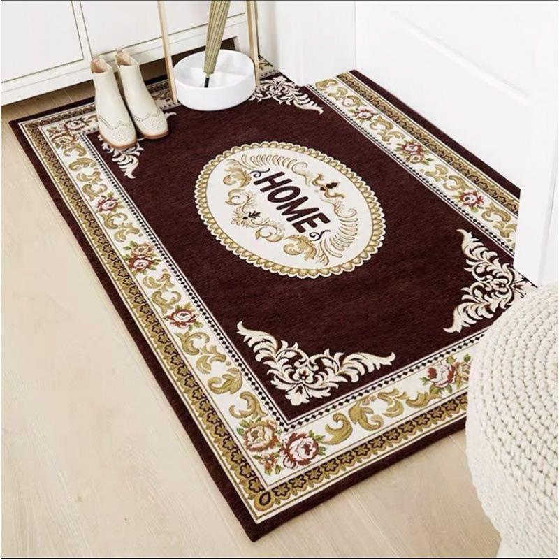 European Style Non-Slip Entryway Floor Mat for Home, Living Room, Bedroom - Customizable Size