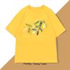 Retro Lemon Italy T-shirt Printed Short Sleeve T Shirt Women Casual Harajuku Streetwear Tee Tops Camiseta Women Summer Tees