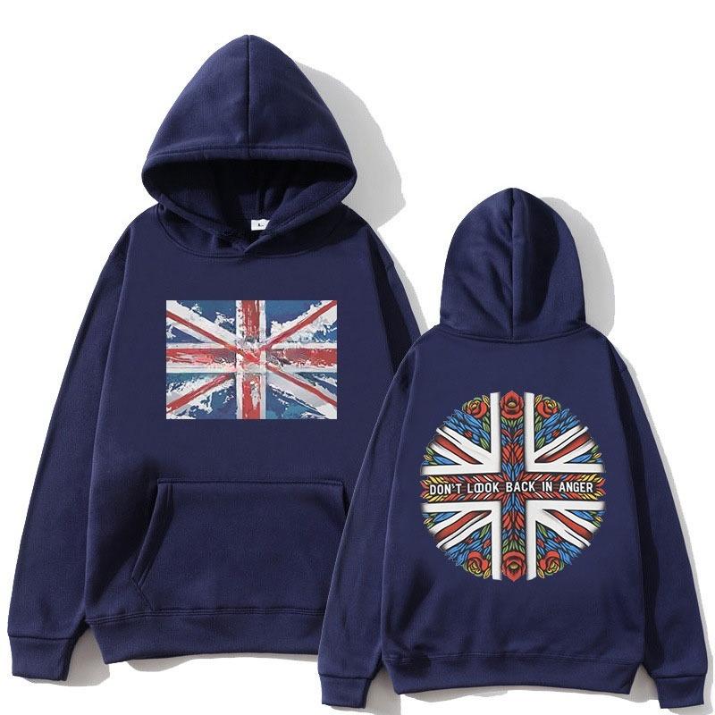 Graphic Hoodies British Rock Band Vintage Hooded Sweatshirts Men's Women Hip Hop Fashion Long Sleeves Oversized Pullover