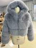 New European & American Short Faux Fur Coat