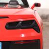 For Chevrolet Corvette C7 2014-2019 ABS Black Car Rear Tail Light Rear fog lamps Blackout Cover Trim Sticker Car Accessories
