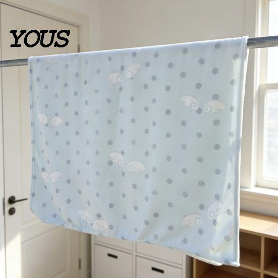 Playful Design Blanket Polka Dots Nap Blanket, Double-Sided Flannel Lightweight And Breathable Air Conditioner for Office Dorm Home, Soft Cozy