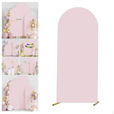 Arch Backdrop Cover Decorative Round Top for Birthday Graduation Ceremony