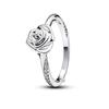 Waterdrop Ring S925 Silver Zircon Blue Stone Heart Ring Fashionable Women's Jewelry Party Wedding Gifts