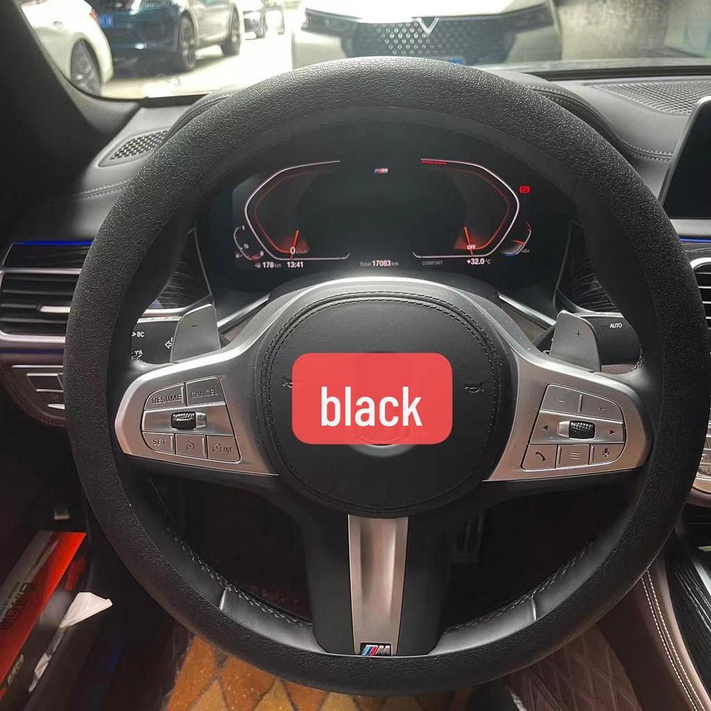 Ultra-thin Silicone Steering Wheel Cover - Non-slip, Wear-resistant, Universal Fit for All Seasons