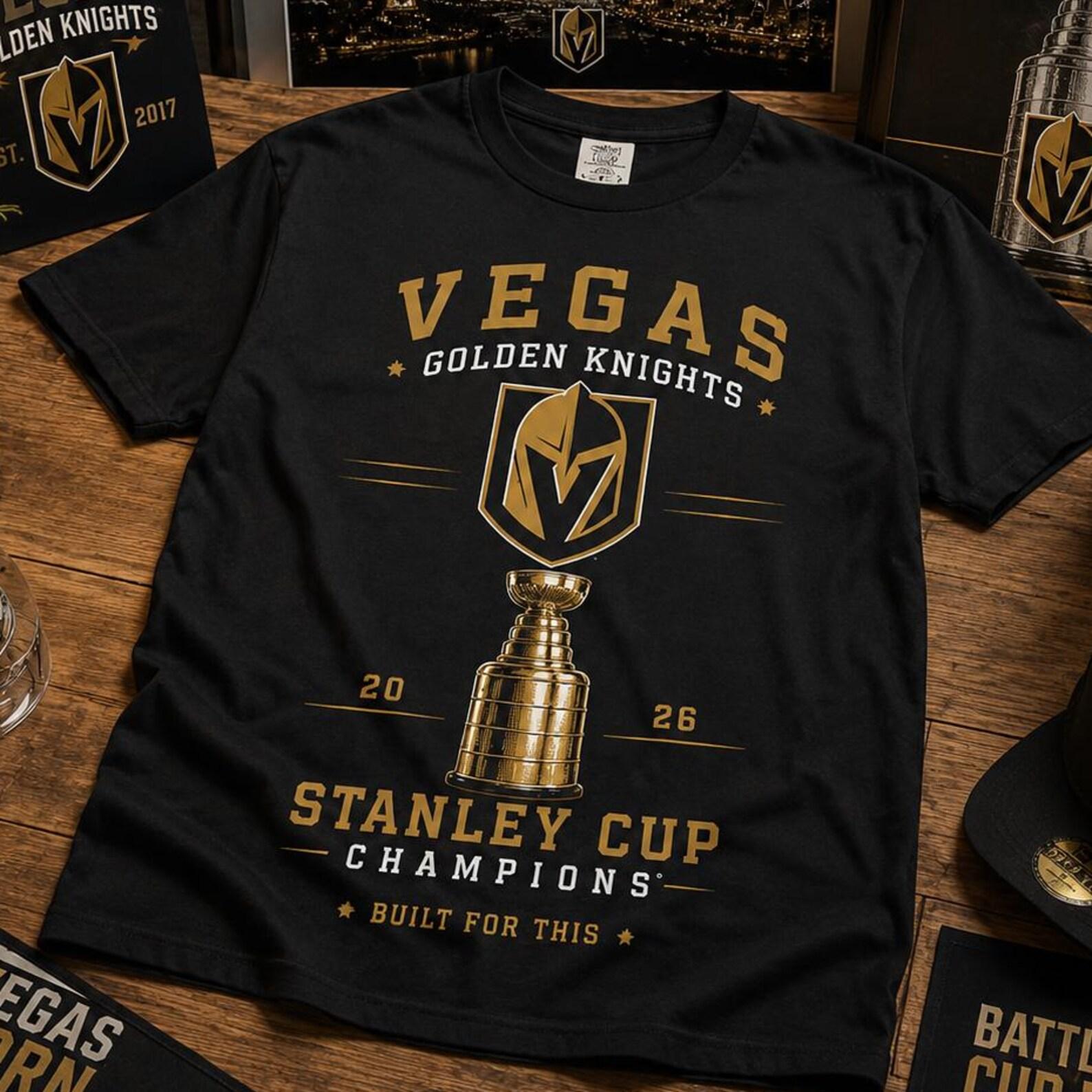 Comfort Colors® Vegas Golden Knights Stanley Cup 2026 Hockey Tee L