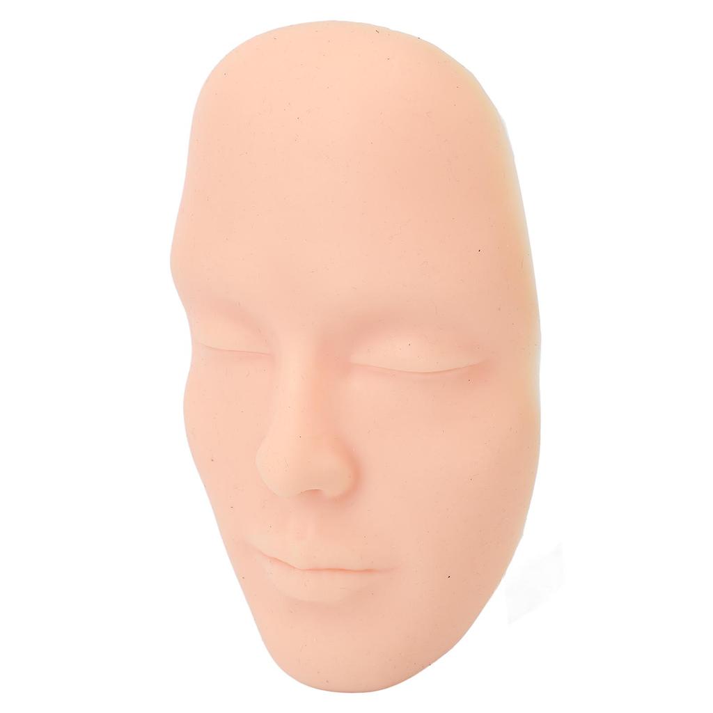3pcs 5D Tattoo Practice Skin Head Silicone Realistic Semi Permanent Microblading Tattoo Training Facial Skin for Makeup