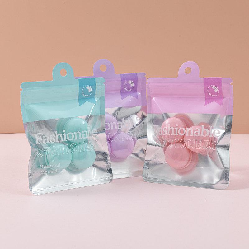 New Macaron Color Office Suit: High-Value, Labor-Saving Binding and Paper Clip Set with Long Tail Design