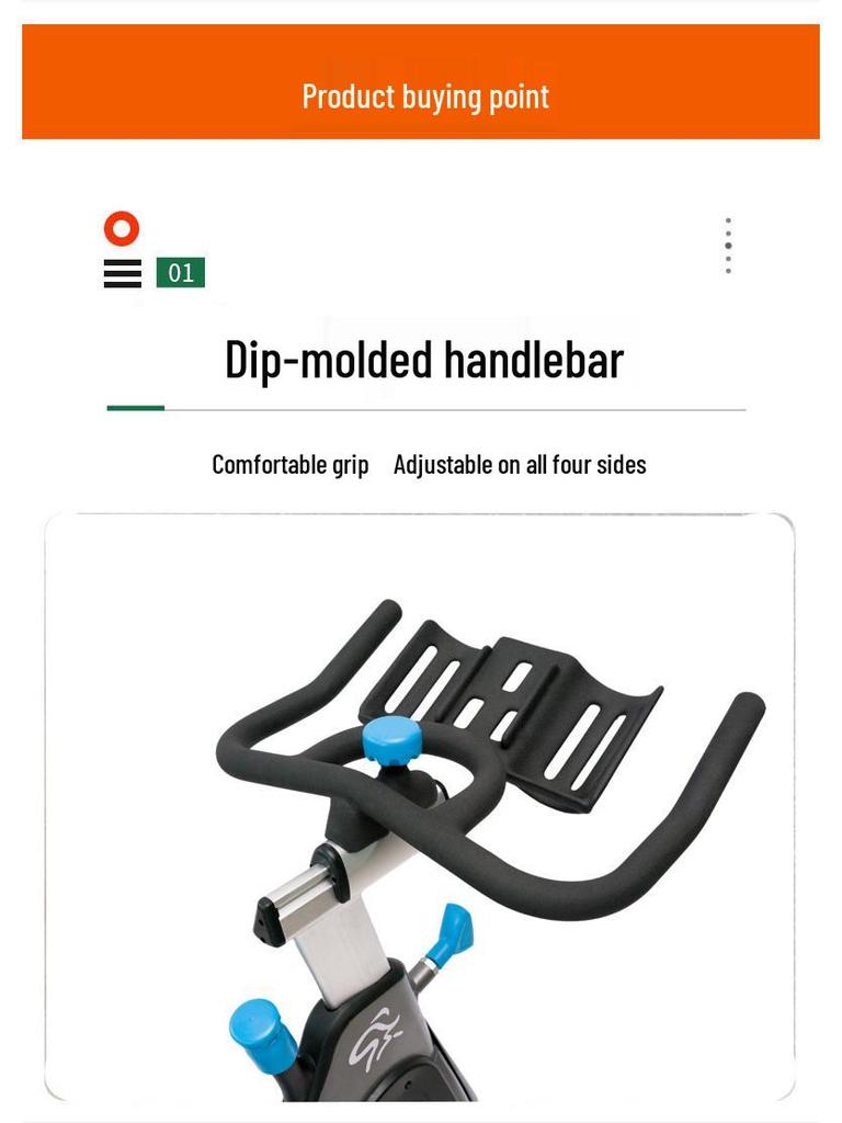 Silent Belt Spin Bike for Home & Gym Use - Aerobic Exercise Equipment