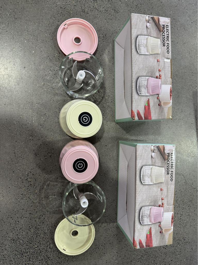 Wireless Mini Electric Meat Grinder & Garlic Masher Blender