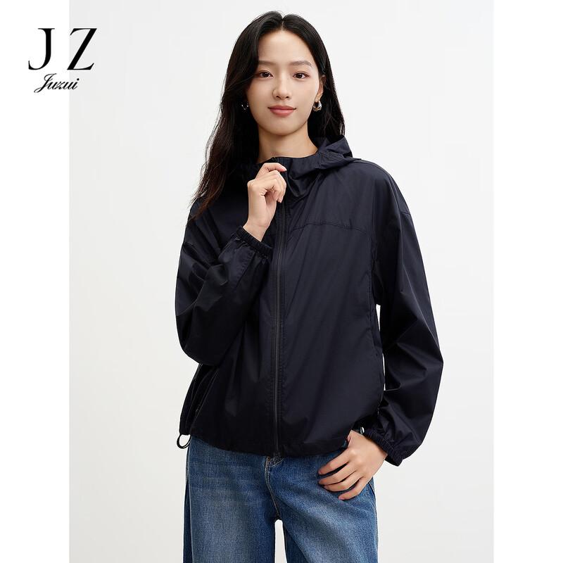 JUZUI Women s Hooded Casual Outdoor Jacket L