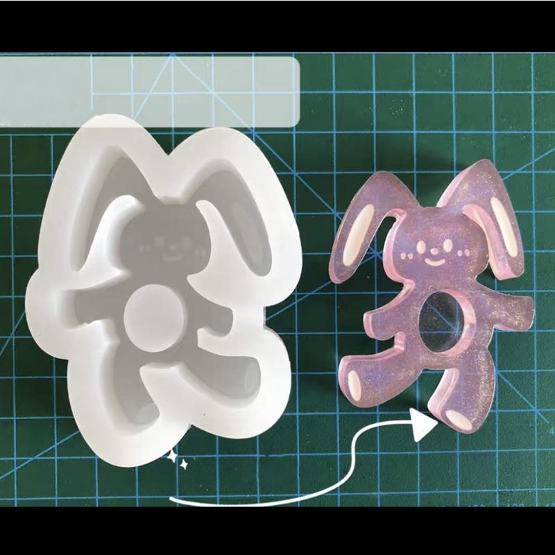 Ornament Quicksand Silicone Epoxy Mold  Keychain Pendant Jewelry Crafting Mould for Anniversary Gift