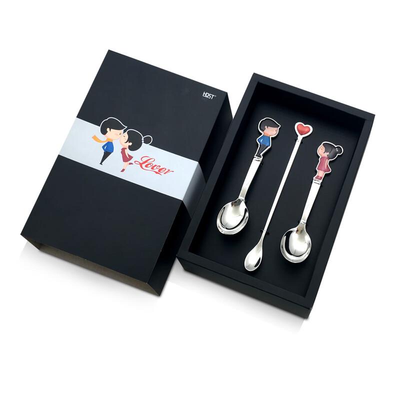 Huadian Shitong Lover Stainless Steel Spoon Set