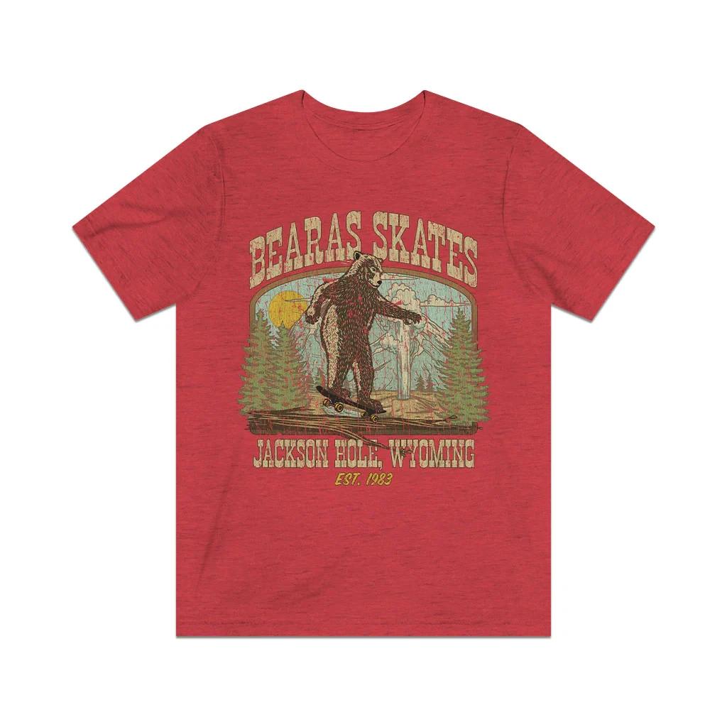 Bearas Skates 1983 Vintage Men s T shirt S
