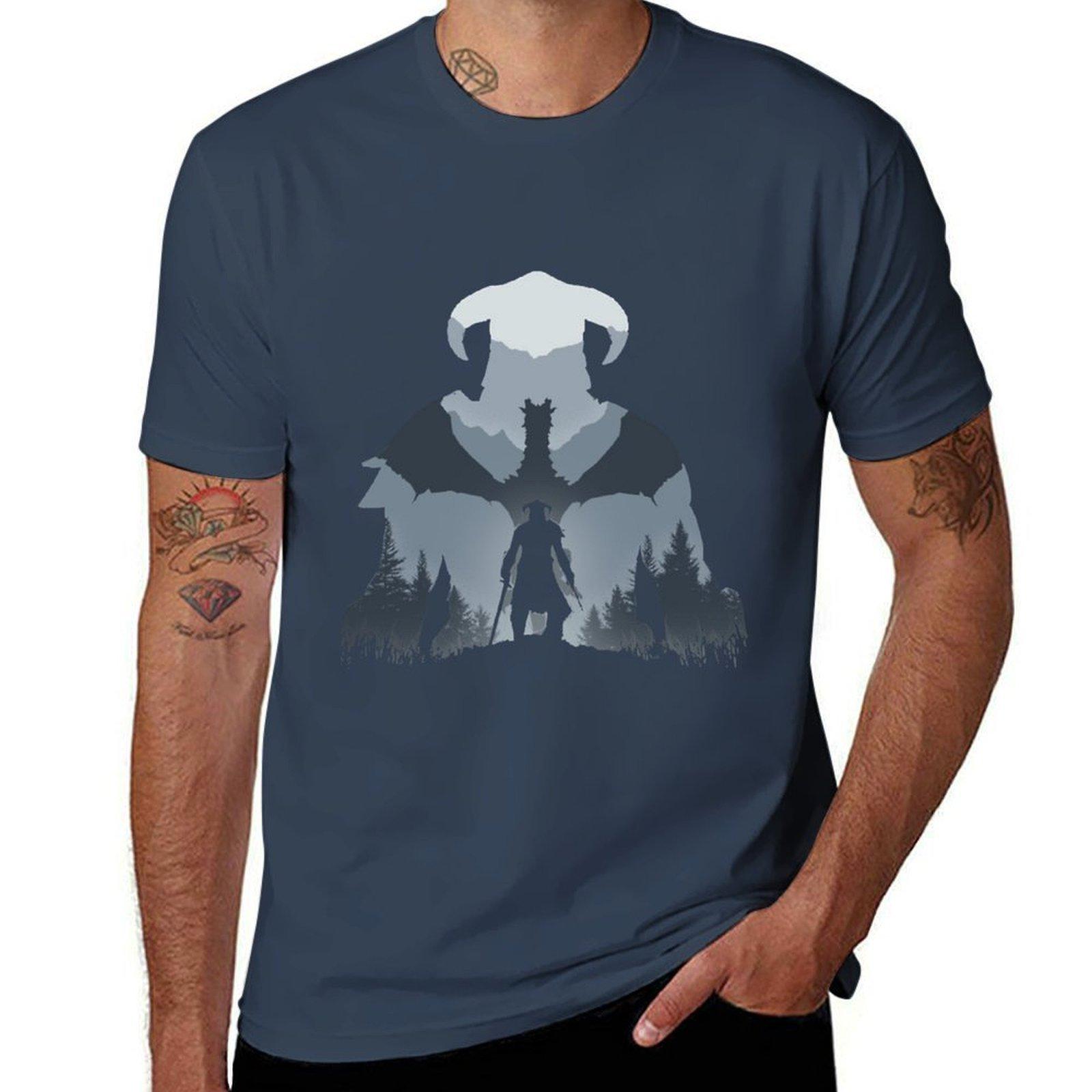 Dragonborn TShirt Casual Light Summer Short Sleeve Top S