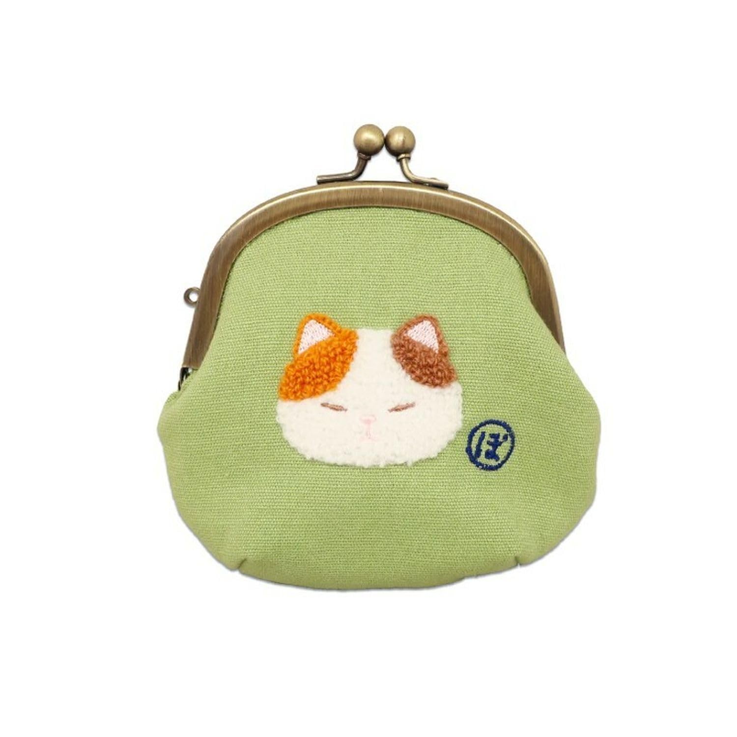 

Дизайнерский институт Найто, Кот-бу, кошелек с застежкой, мягкая игрушка Майкбу, ширина прибл.. 12см