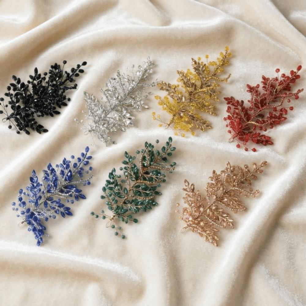 Leaf Design Bridal Hairpiece Zinc Zinc Alloy Base Formal Hair Accessories New Wedding Tiaras Party