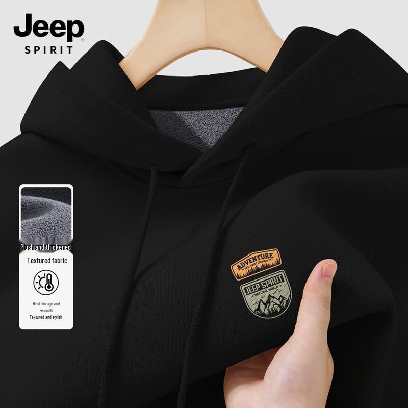 

JEEP SPIRIT Men s 2025 Hooded Fleece Sweatshirt 2XL