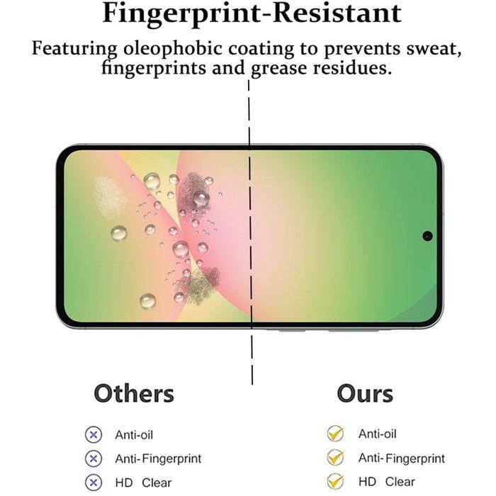 Film de protection en verre trempé - Samsung - Galaxy A56 5G - Lot de 4 - Résistance 9H - Antichoc